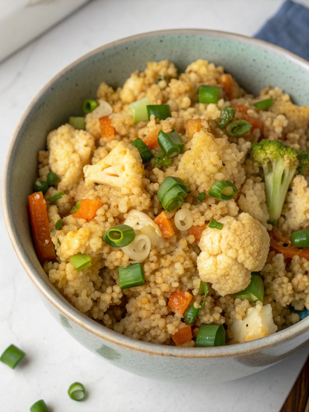 Quick Keto Cauliflower Fried Rice in 20 Minutes