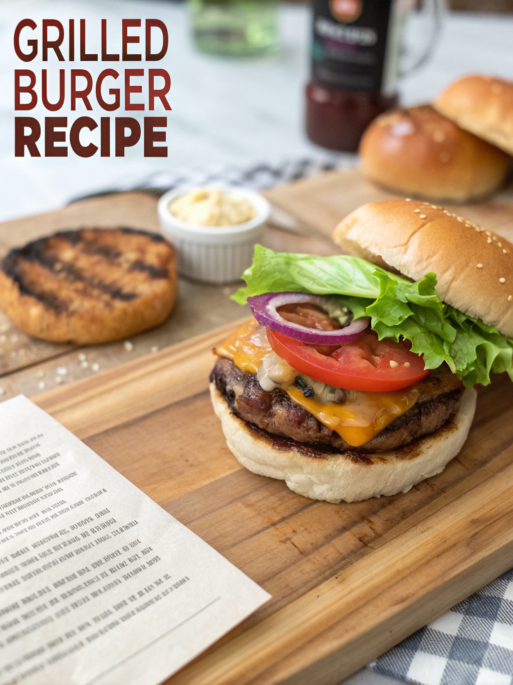 Best Grilled Burgers in 25 Minutes (Special Sauce!)