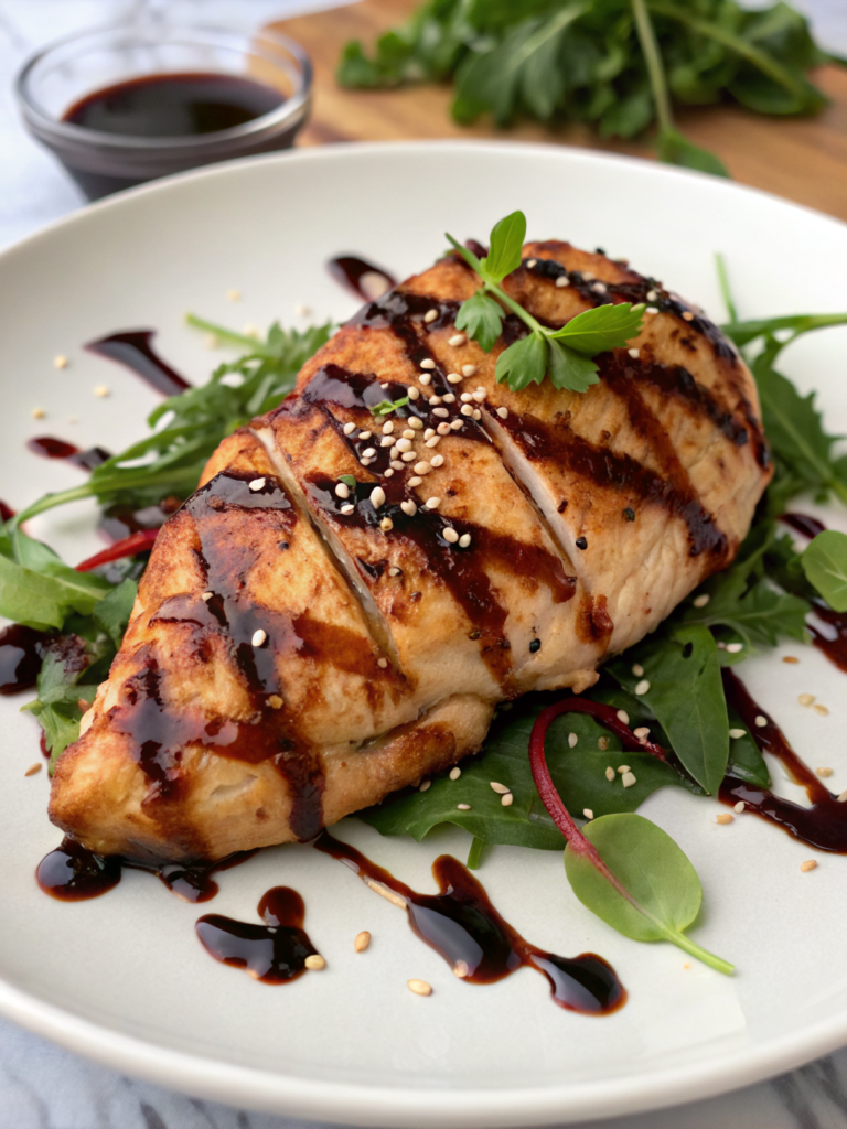 Easy Balsamic Grilled Chicken (Ready in 55 Minutes!)
