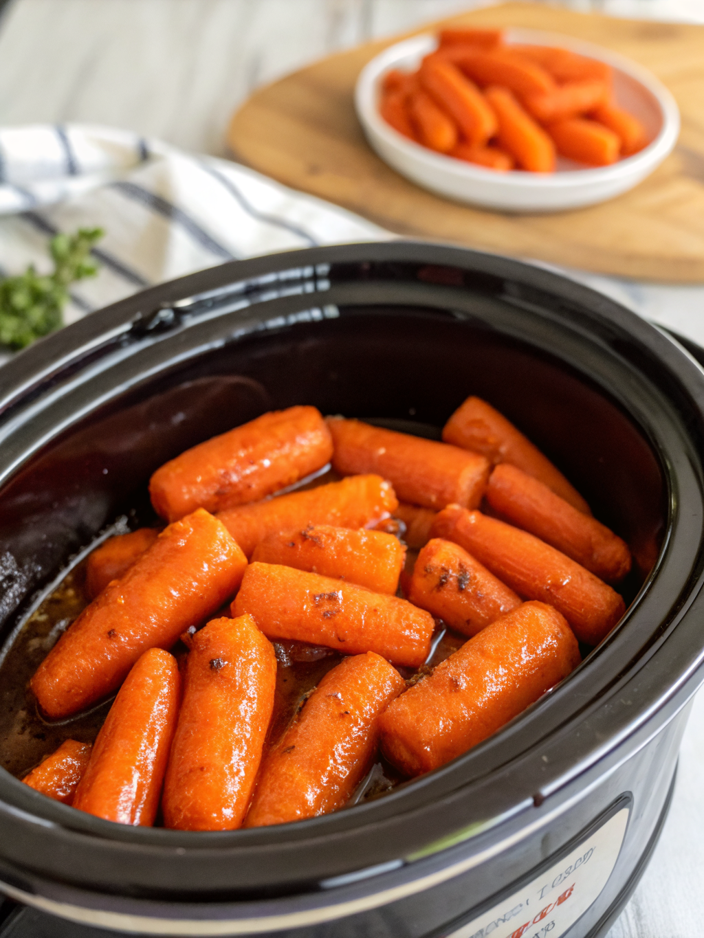 Easy Crockpot Glazed Carrots (Perfect Holiday Side!)