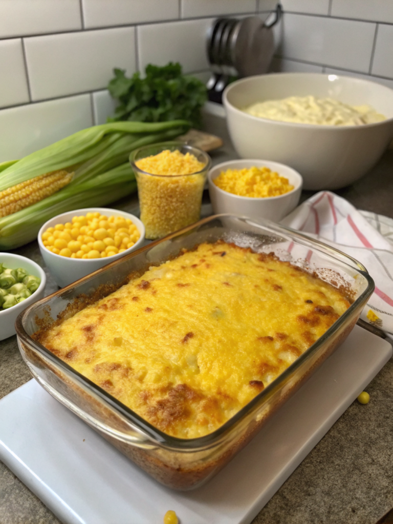 Easy Jiffy Corn Casserole Recipe (Holiday Perfect!)