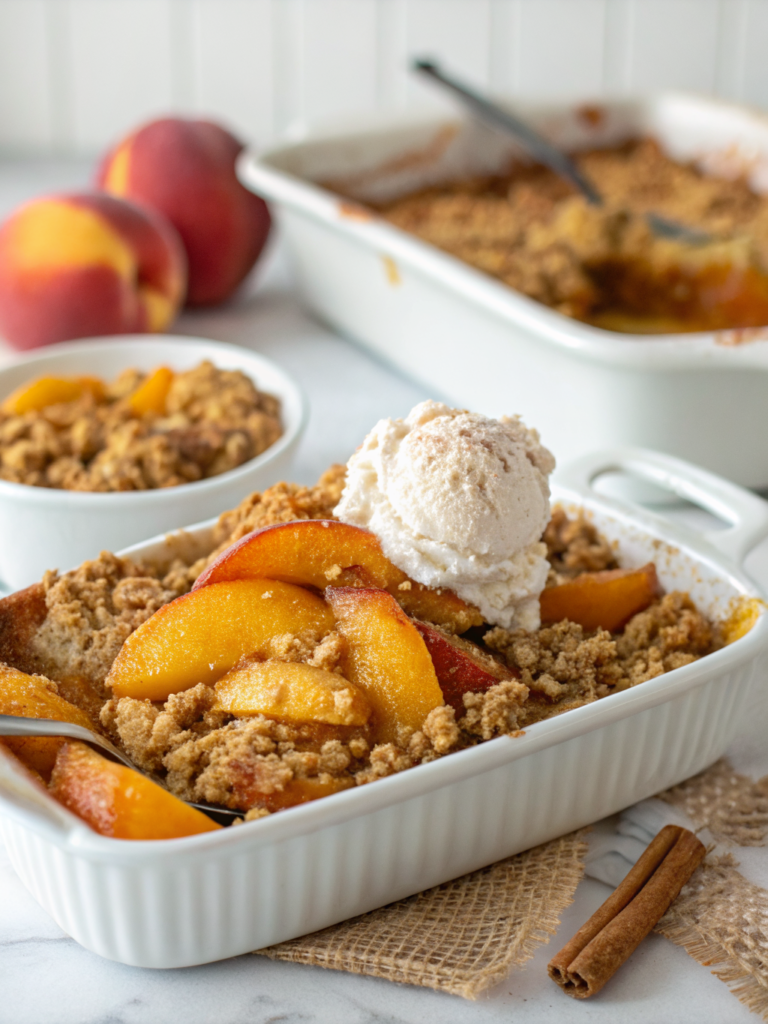 Easy Peach Crisp Recipe (Ready in Under an Hour!)