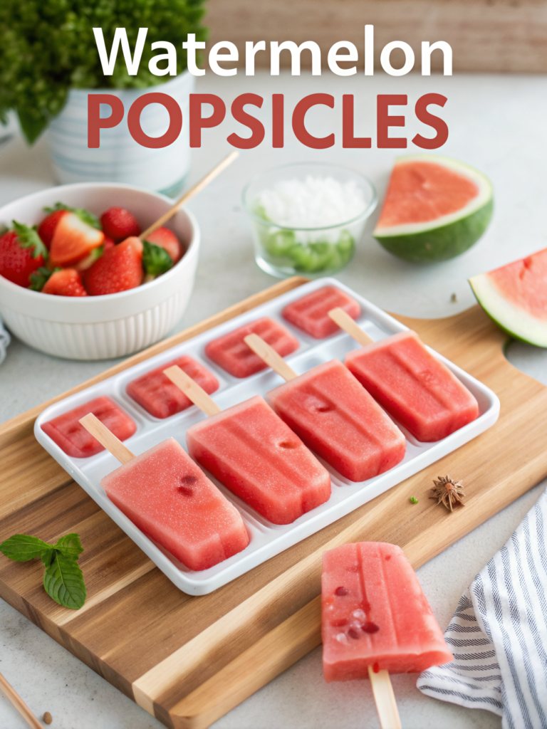 Easy Watermelon Lime Ice Pops (20-Minute Summer Treat)