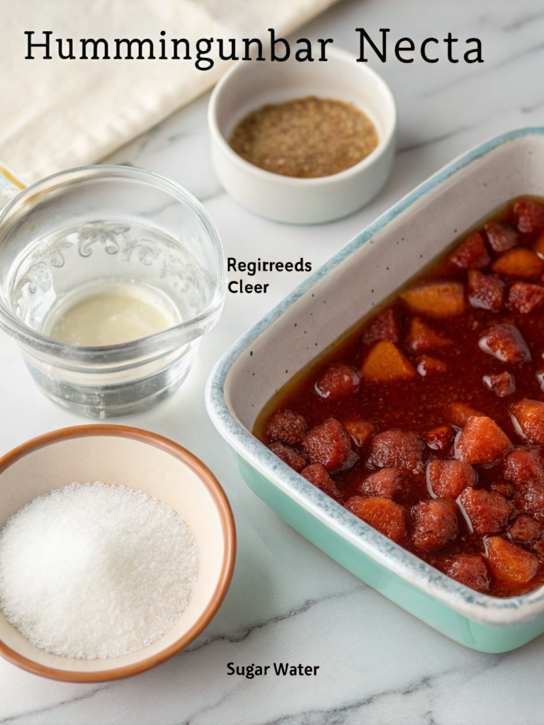 Safe Hummingbird Nectar Recipe (Boiled Water Method)