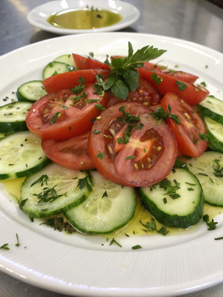 Classic Tomato Cucumber Salad (Easy 10-Minute Recipe)