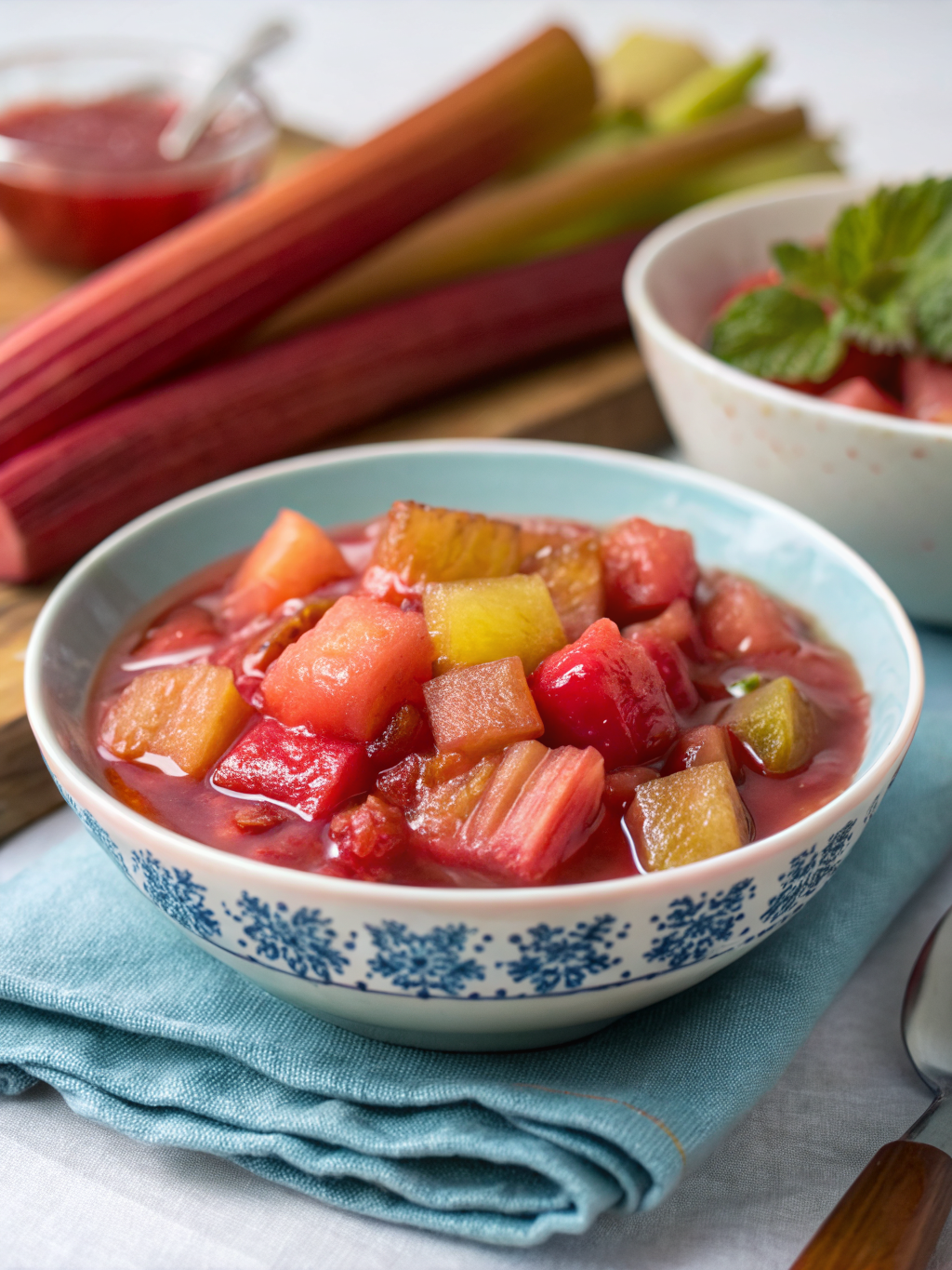 Easy 5-Minute Rhubarb Compote Recipe