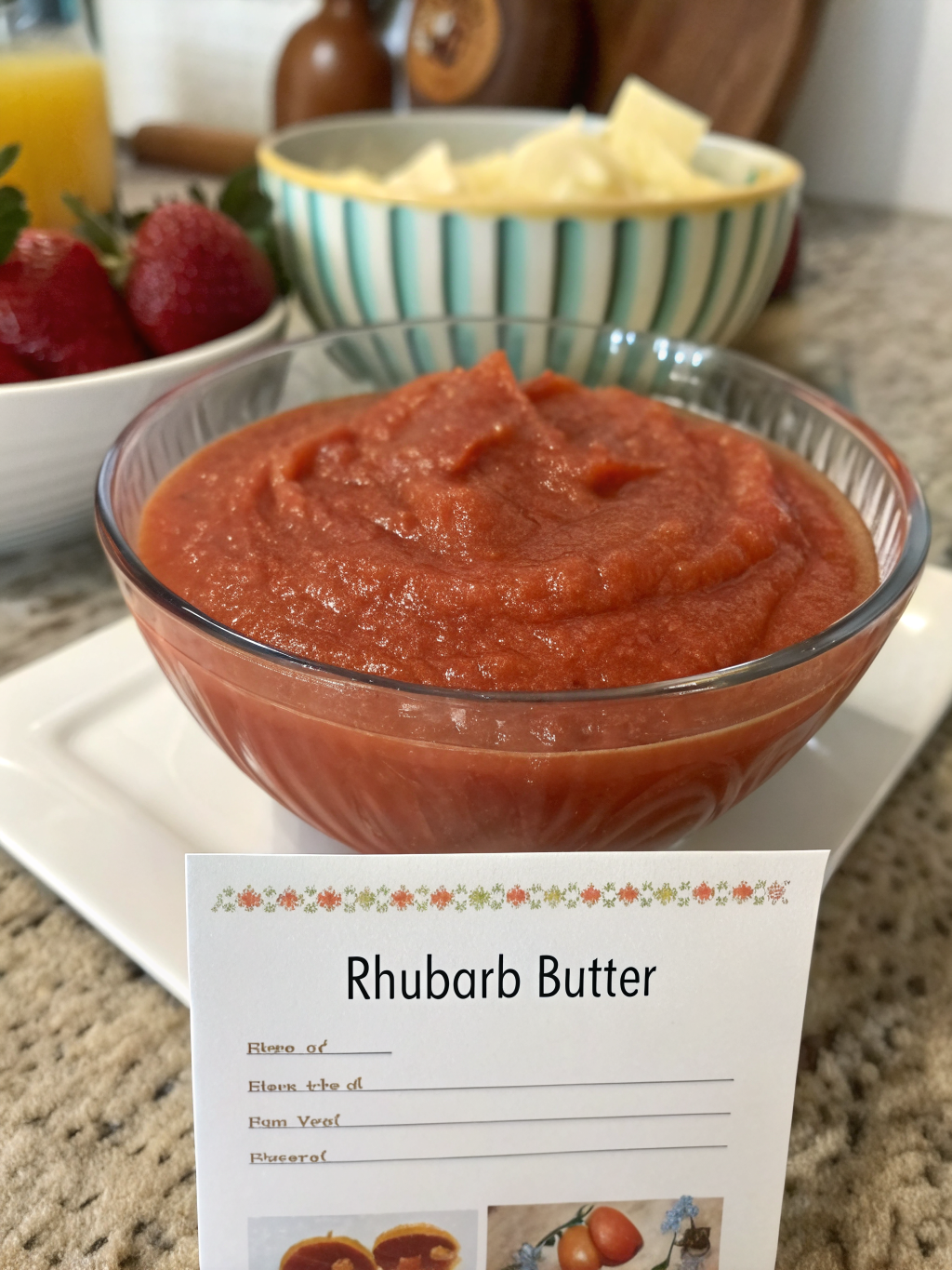 Easy Homemade Rhubarb Butter (Quick Spread Recipe)