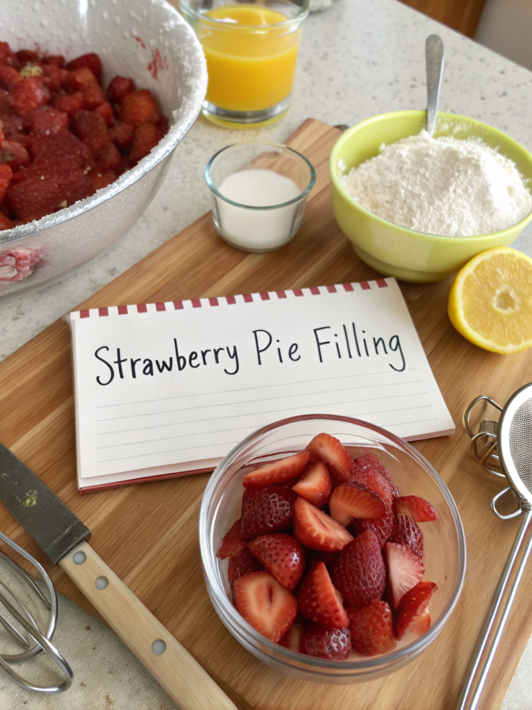 Easy Homemade Strawberry Pie Filling (20 Minutes)