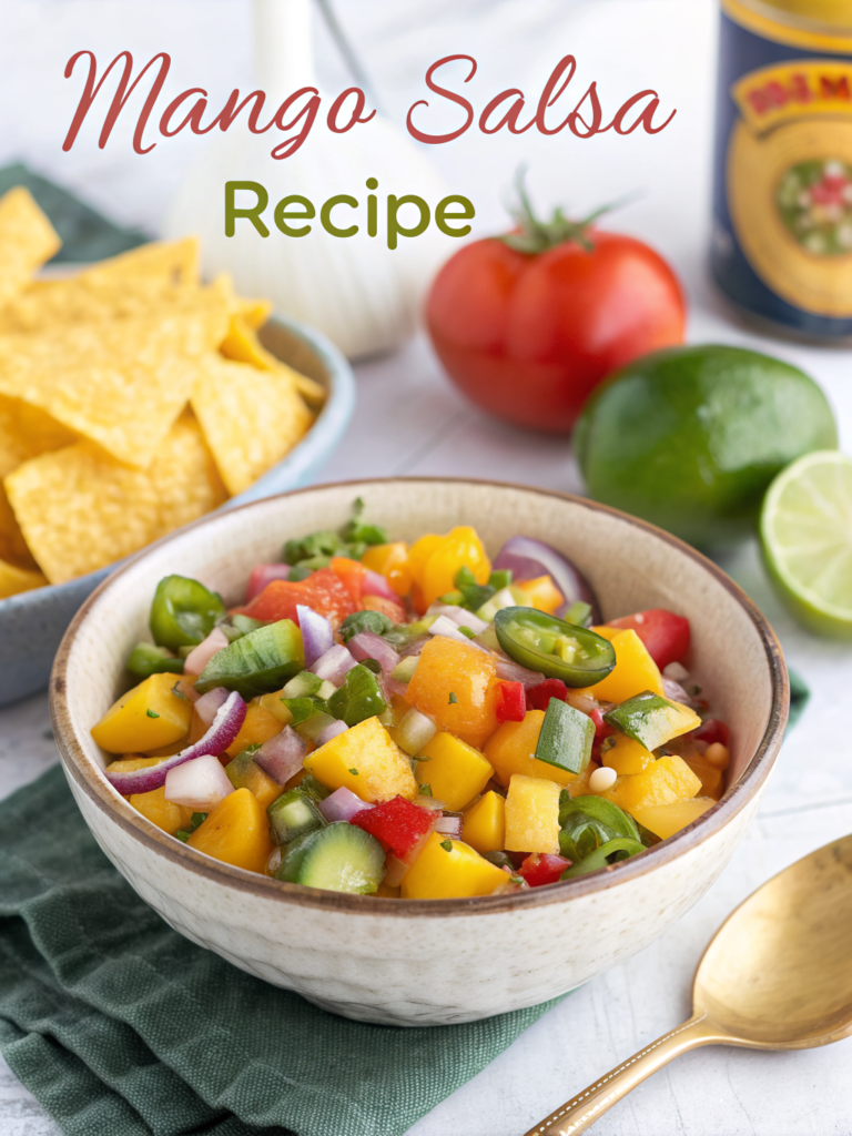 Easy Mango Salsa Recipe (Fresh & Spicy in 15 Min)