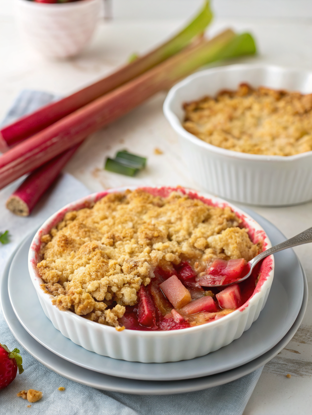 Easy Rhubarb Crumble Recipe (British Classic)