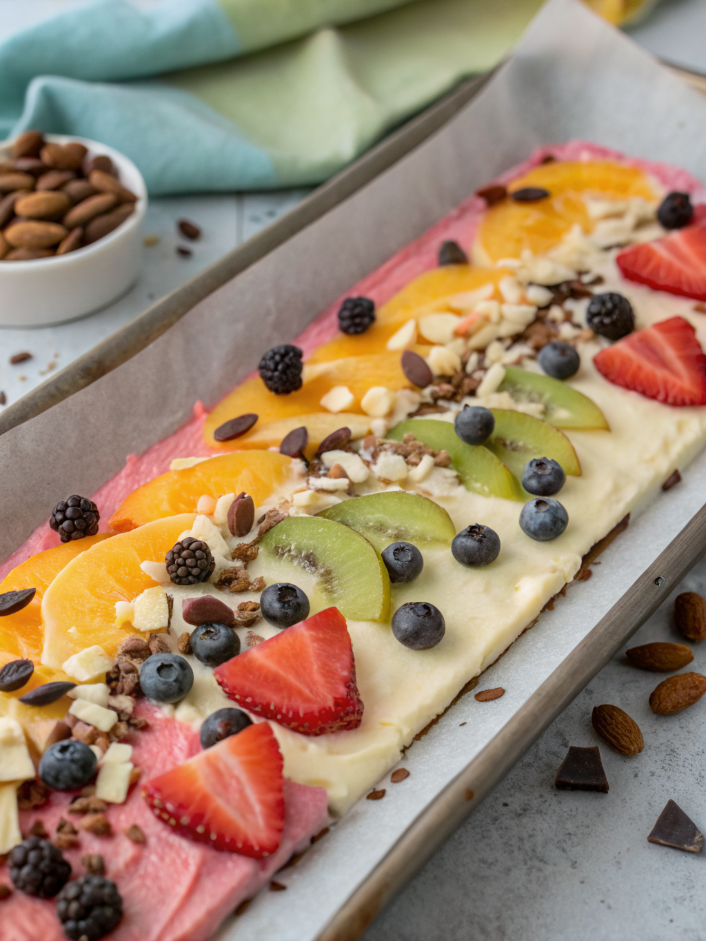 5-Minute Frozen Yogurt Bark Kids Actually Love