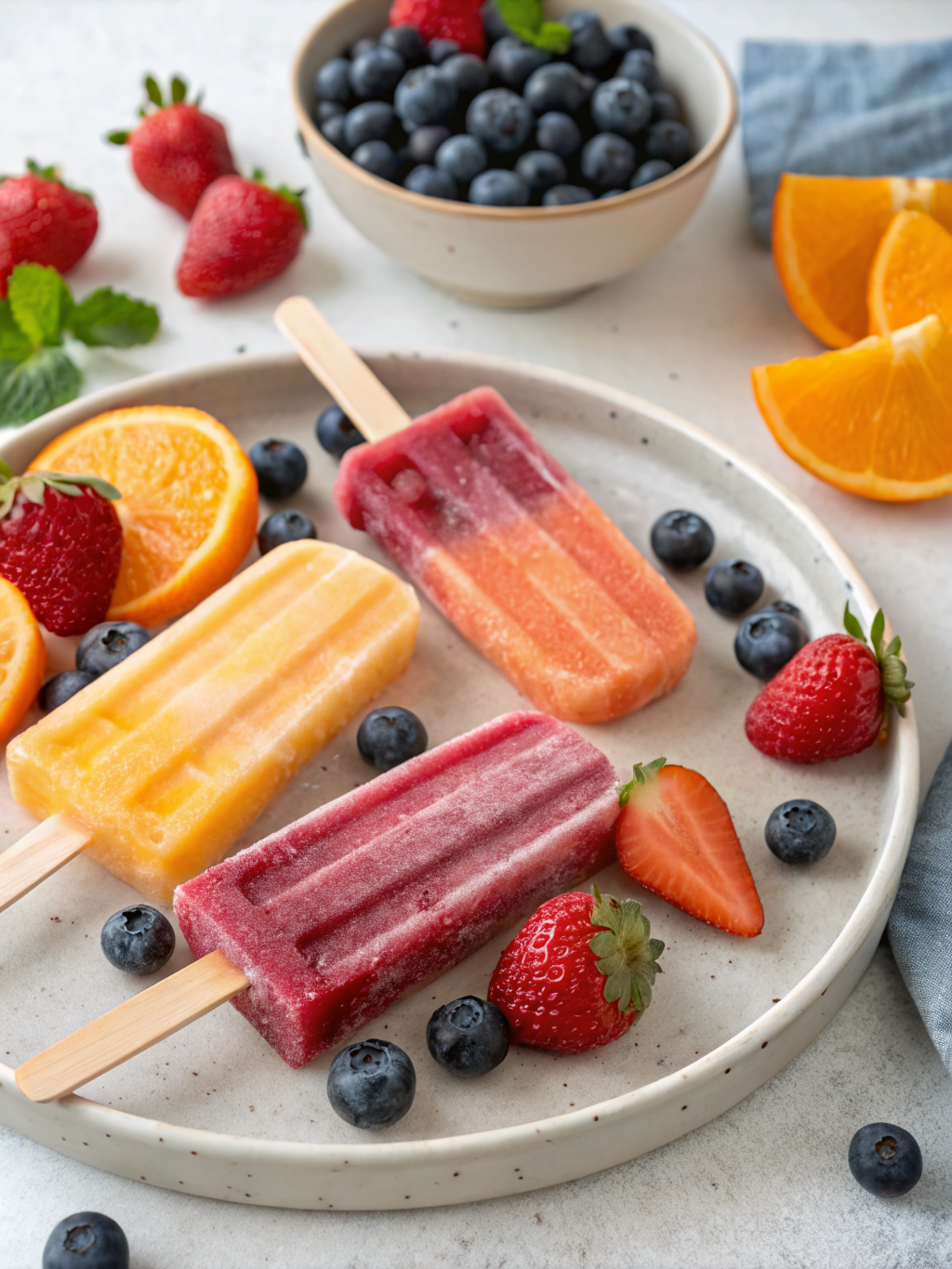 Quick Fruit Popsicles That Aren't Icy (10 Minutes!)