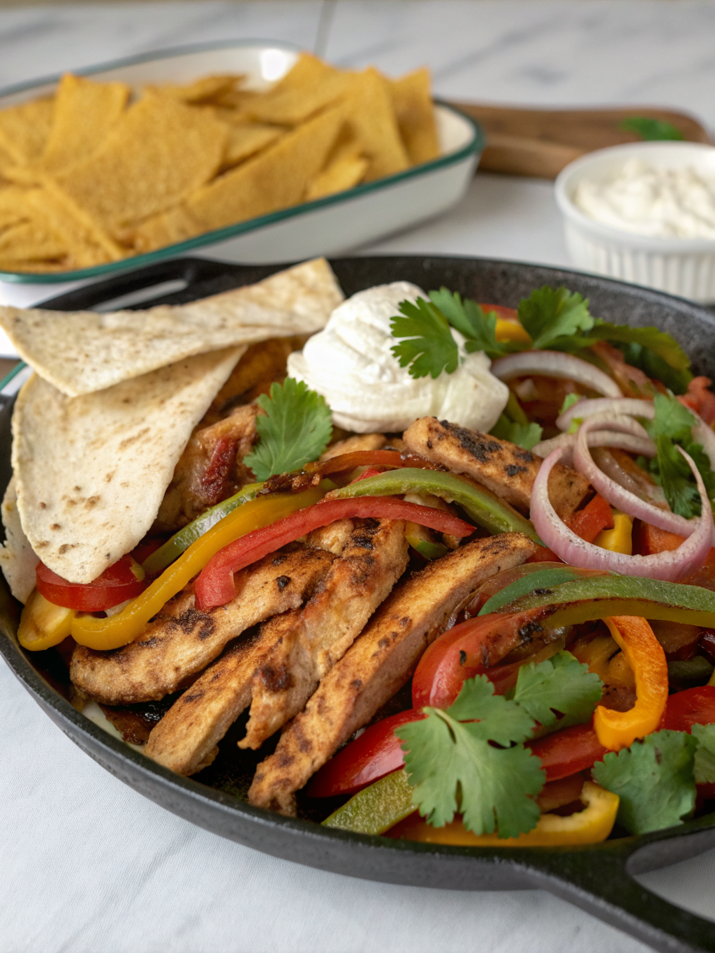 Easy One-Pan Chicken Fajitas Recipe in 25 Minutes