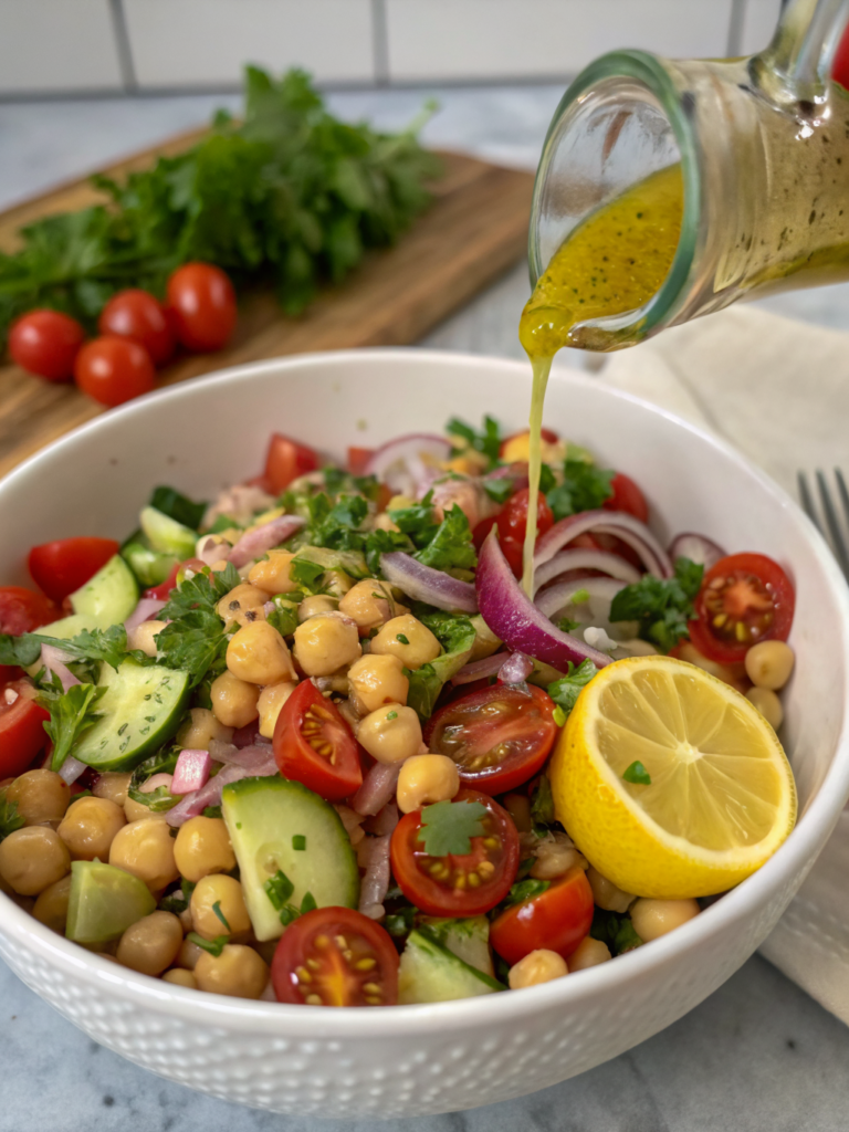 No-Cook Chickpea Salad That Eats Like a Meal